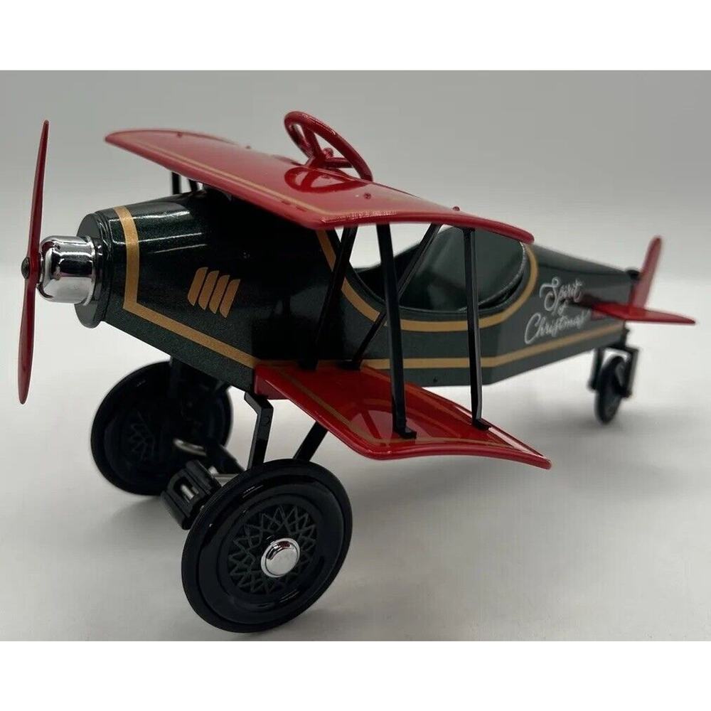 Hallmark Kiddie Car Classics 1930 Custom Biplane 1998 Gold Crown Exclusive‎ Q
